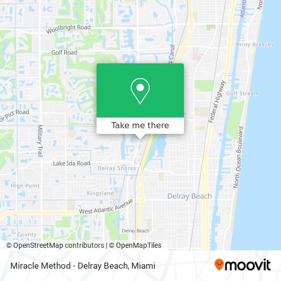 Mapa de Miracle Method - Delray Beach