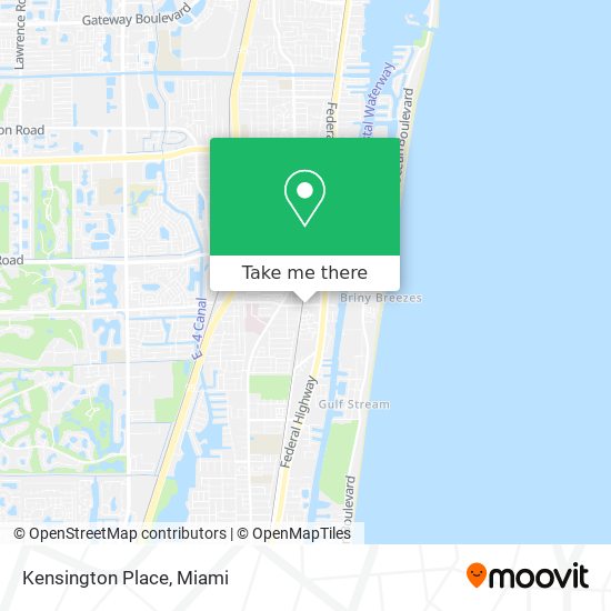 Mapa de Kensington Place