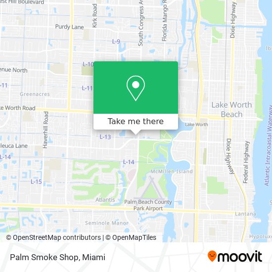 Palm Smoke Shop map