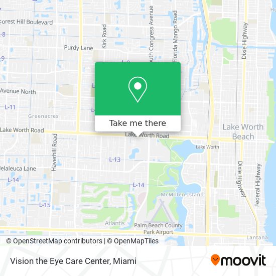 Vision the Eye Care Center map