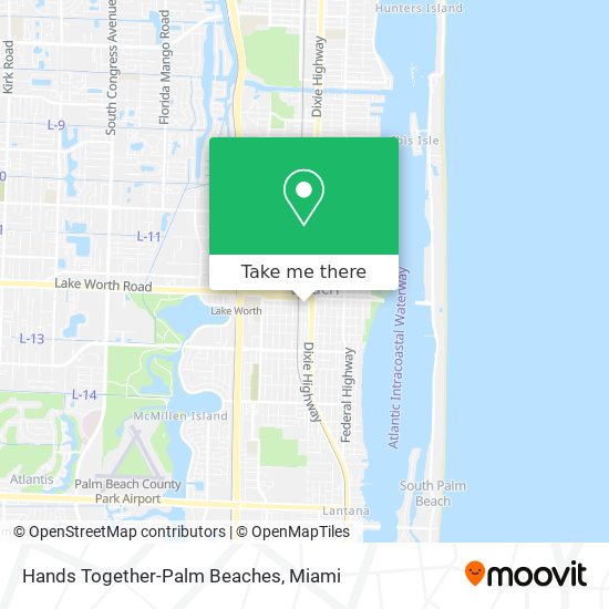 Hands Together-Palm Beaches map