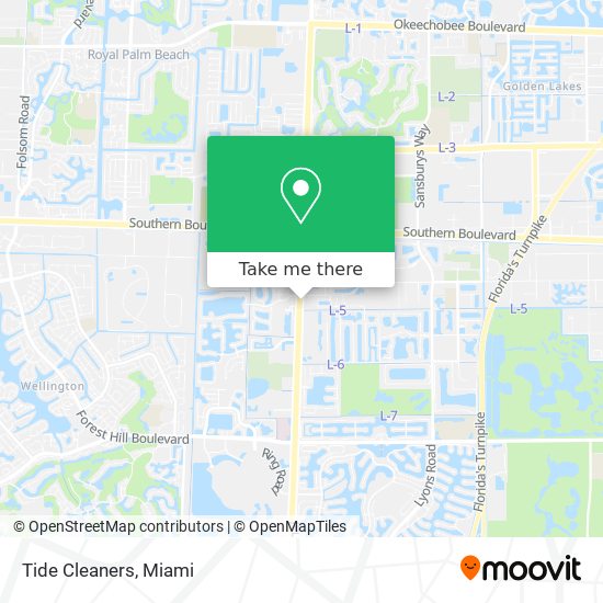 Tide Cleaners map