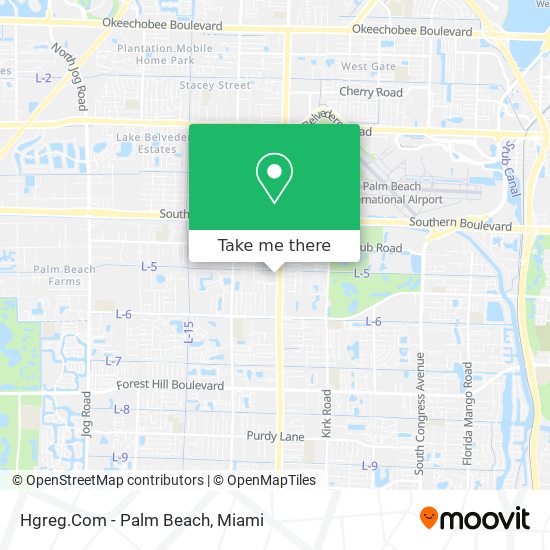 Hgreg.Com - Palm Beach map