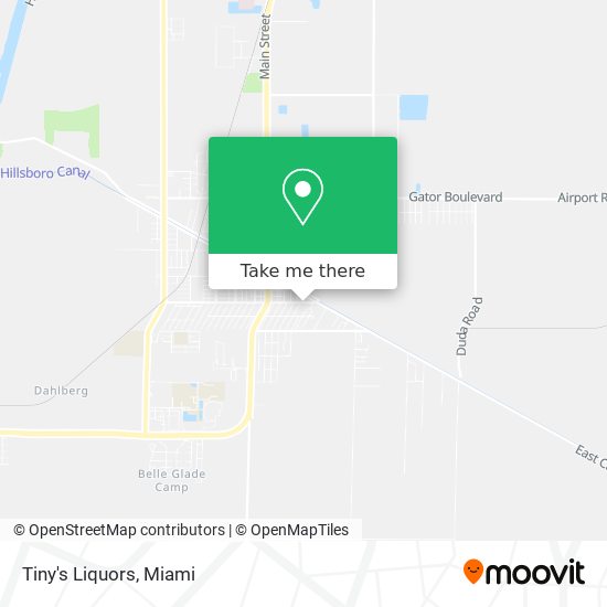 Tiny's Liquors map