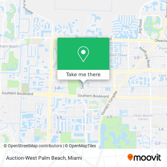 Auction-West Palm Beach map