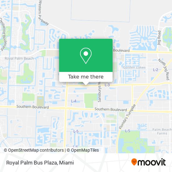 Mapa de Royal Palm Bus Plaza