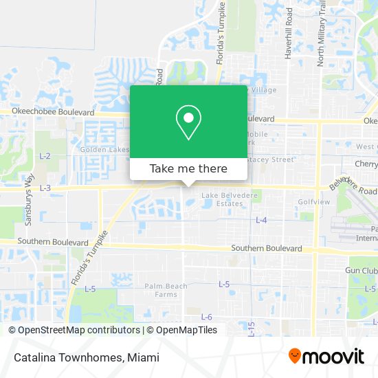 Mapa de Catalina Townhomes