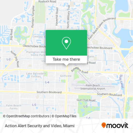 Action Alert Security and Video map