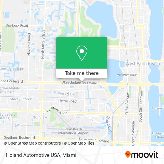 Mapa de Holand Automotive USA