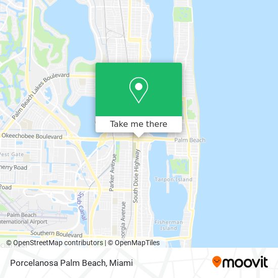 Mapa de Porcelanosa Palm Beach
