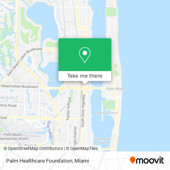 Palm Healthcare Foundation map