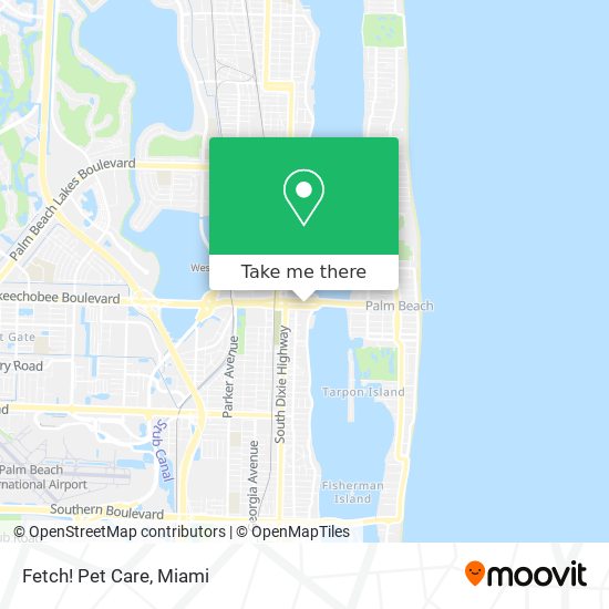 Fetch! Pet Care map