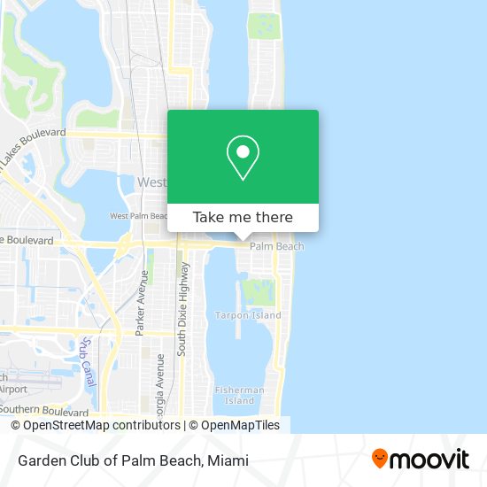 Mapa de Garden Club of Palm Beach