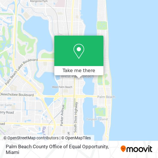 Palm Beach County Office of Equal Opportunity map