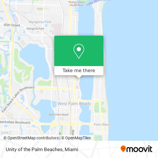 Unity of the Palm Beaches map