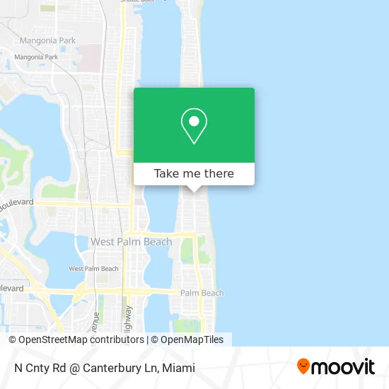 N Cnty Rd @ Canterbury Ln map