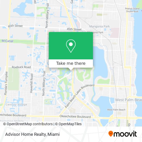 Advisor Home Realty map