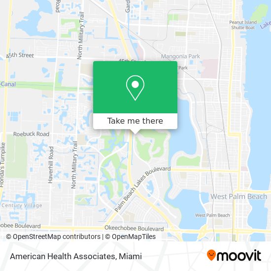 Mapa de American Health Associates