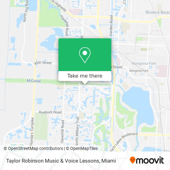 Mapa de Taylor Robinson Music & Voice Lessons