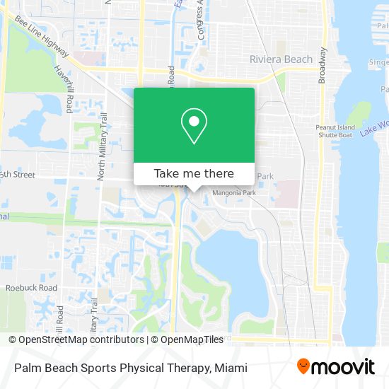 Palm Beach Sports Physical Therapy map