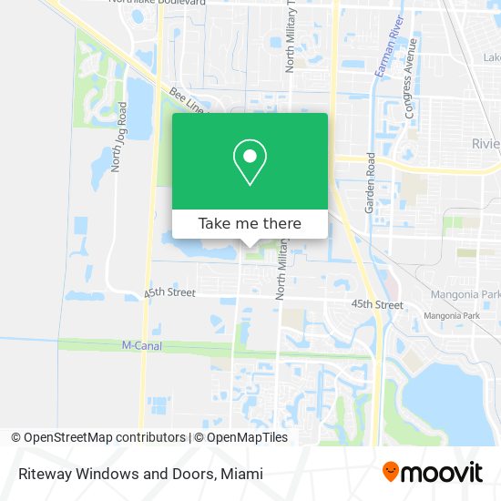 Riteway Windows and Doors map