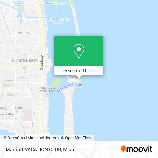 Marriott VACATION CLUB map