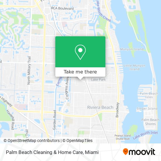 Mapa de Palm Beach Cleaning & Home Care