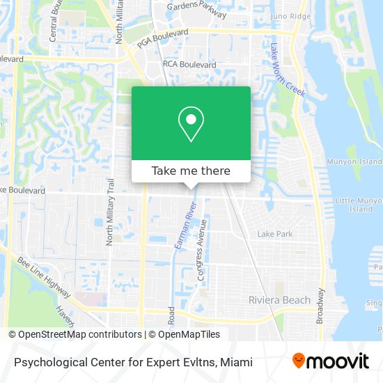 Psychological Center for Expert Evltns map