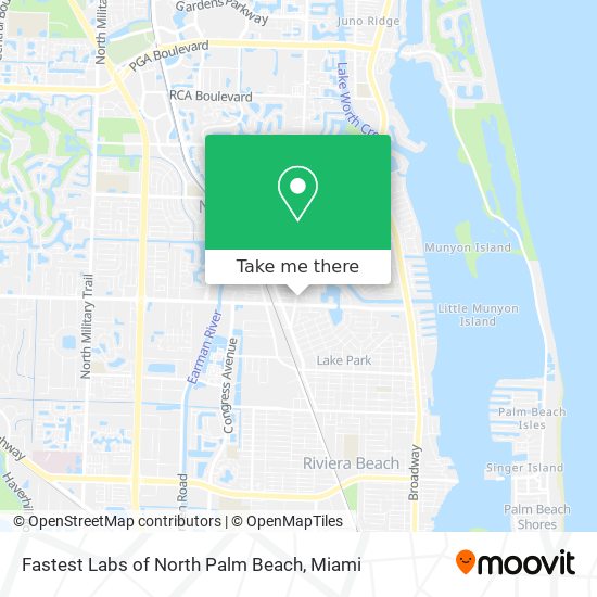 Fastest Labs of North Palm Beach map