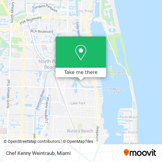 Chef Kenny Weintraub map