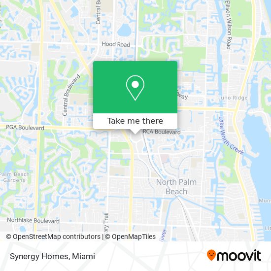 Synergy Homes map