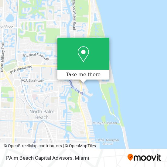 Mapa de PAlm Beach Capital Advisors