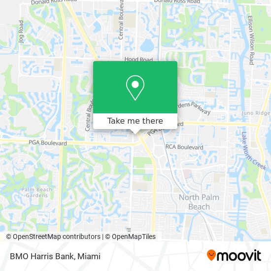 BMO Harris Bank map