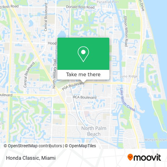 Honda Classic map