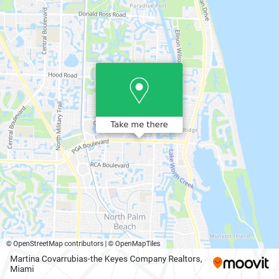 Martina Covarrubias-the Keyes Company Realtors map