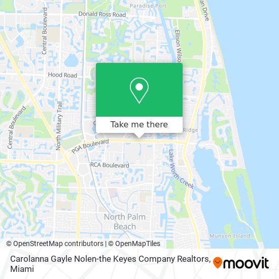 Carolanna Gayle Nolen-the Keyes Company Realtors map