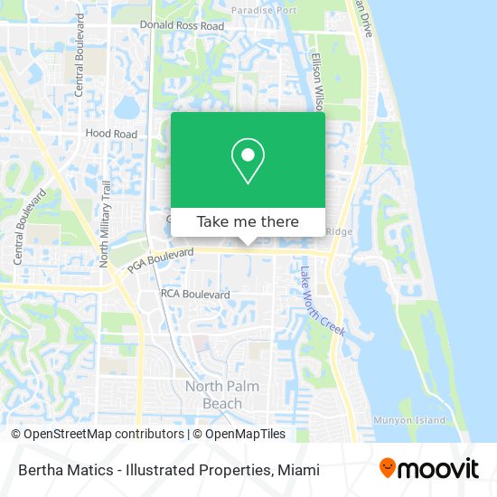 Bertha Matics - Illustrated Properties map
