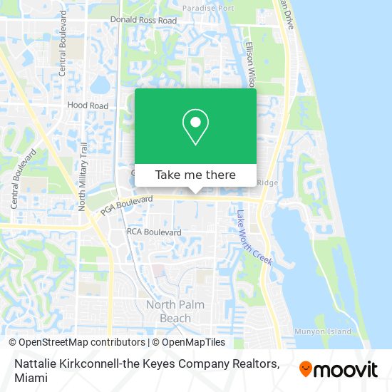 Nattalie Kirkconnell-the Keyes Company Realtors map