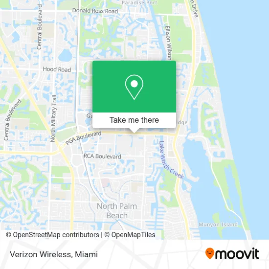 Verizon Wireless map