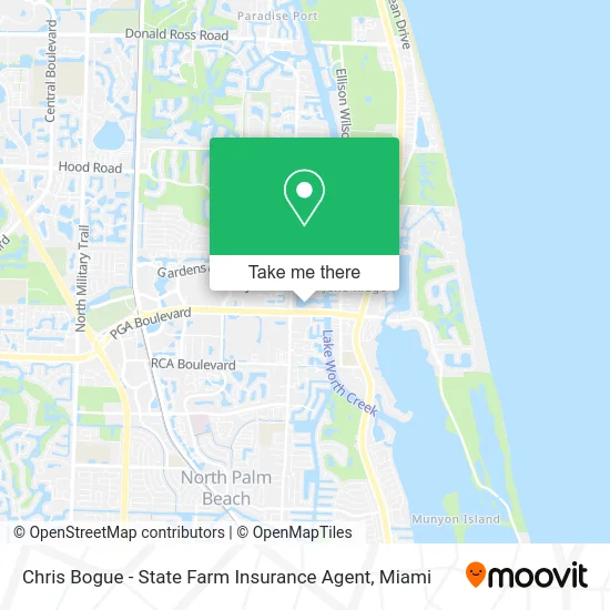 Chris Bogue - State Farm Insurance Agent map