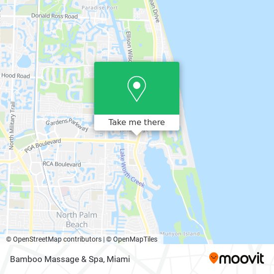 Bamboo Massage & Spa map