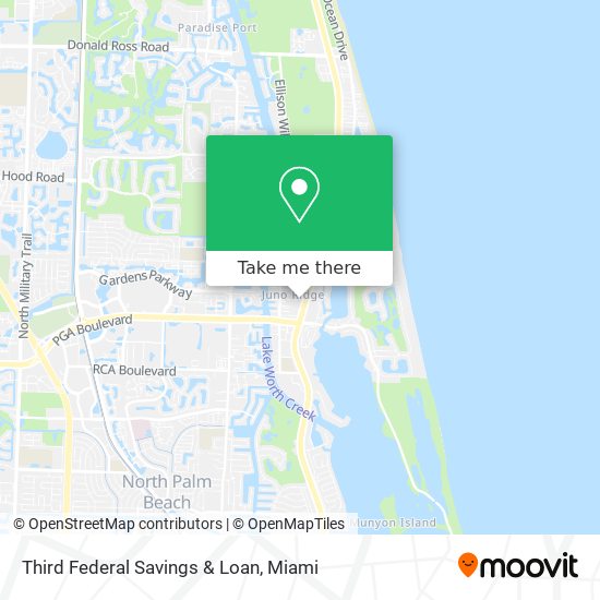 Third Federal Savings & Loan map