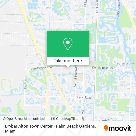 Drybar Alton Town Center - Palm Beach Gardens map