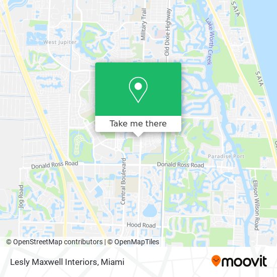 Lesly Maxwell Interiors map