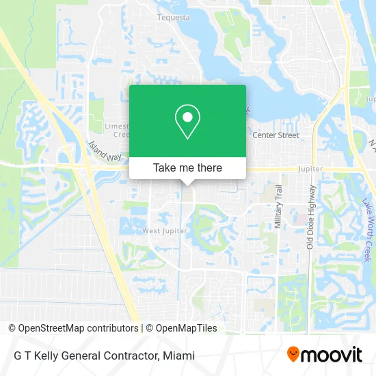 G T Kelly General Contractor map