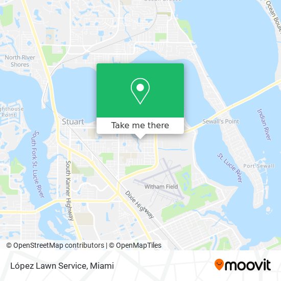 López Lawn Service map