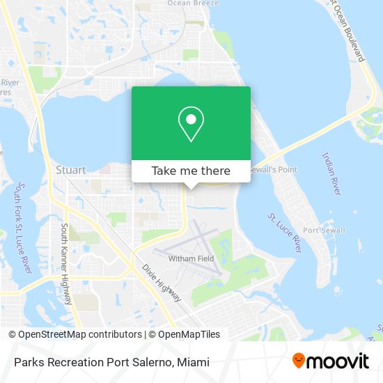 Parks Recreation Port Salerno map