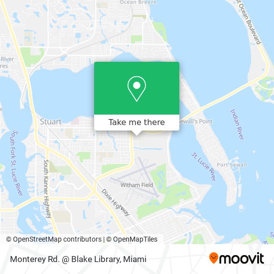 Monterey Rd. @ Blake Library map