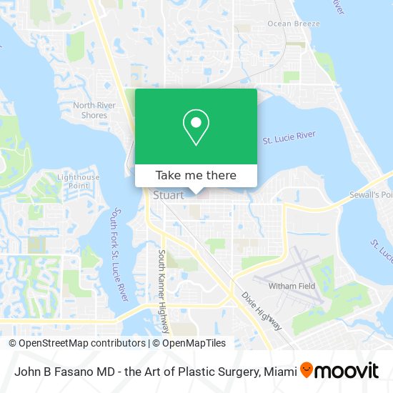 John B Fasano MD - the Art of Plastic Surgery map