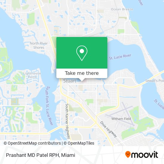 Mapa de Prashant MD Patel RPH